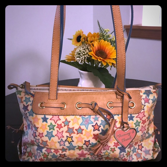Colorful Dooney & Bourke shoulder bag - Picture 1 of 3